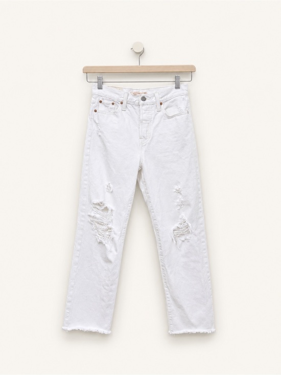 Levi's Denim - Levi's Wedgie Straight White Jeans
